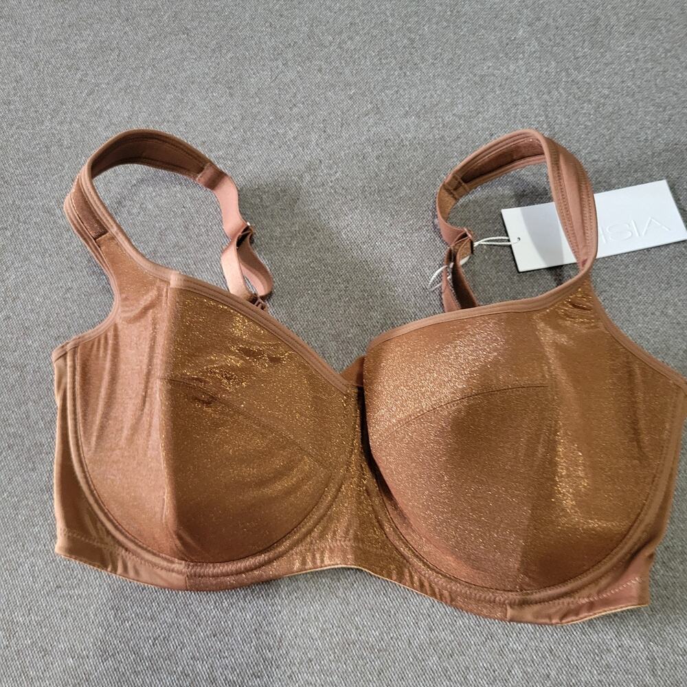 HSIA Bra 36DDD Brown Underwire